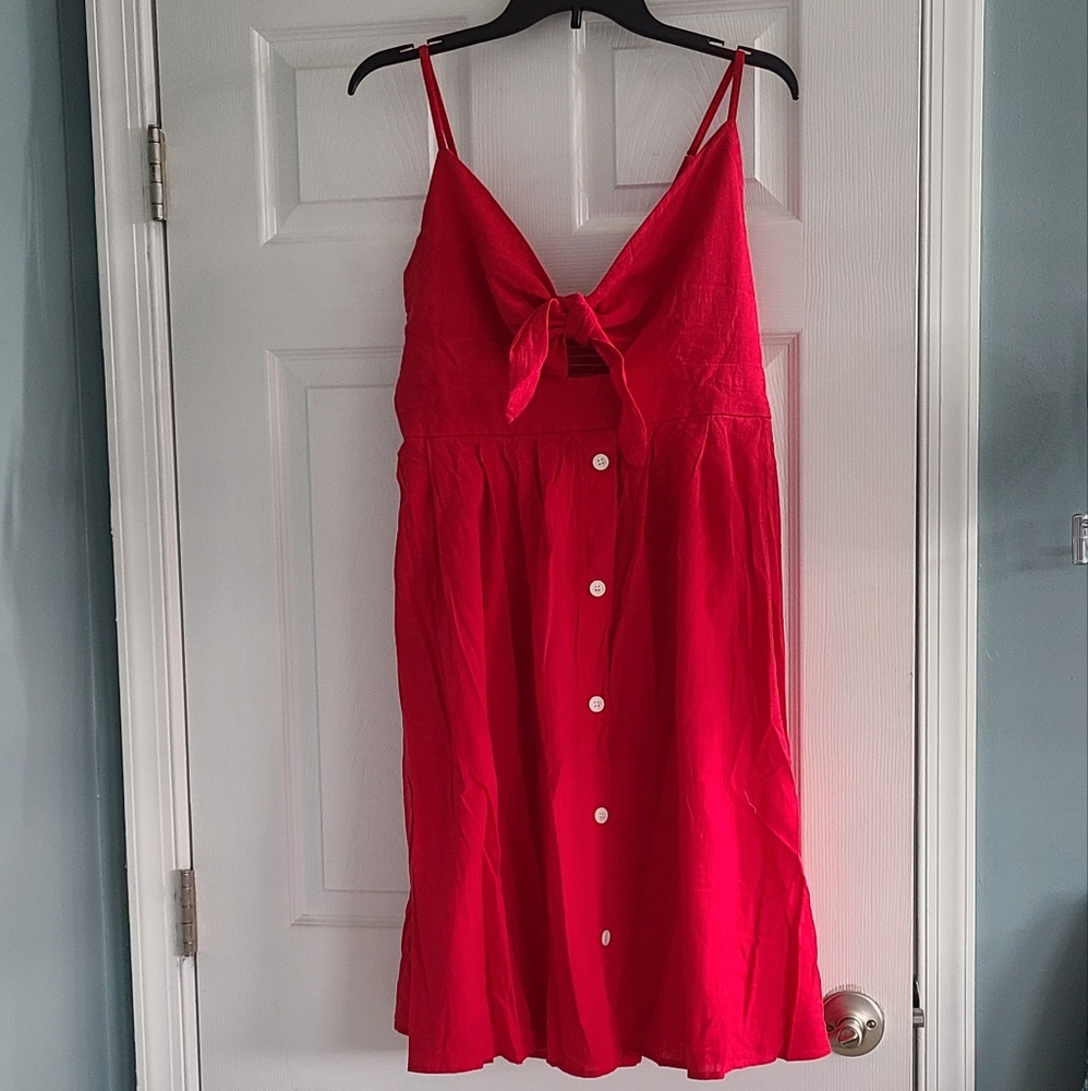 Red dress